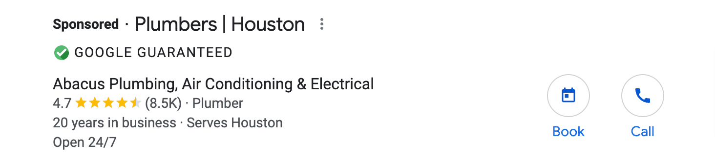 plumbers houston local seo